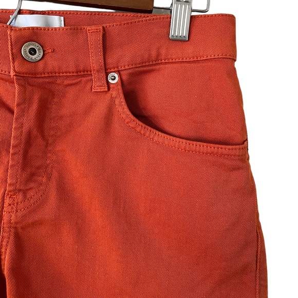 Dondup Button Fly Denim Shorts In Cinnamon Size 26 - Picture 3 of 16